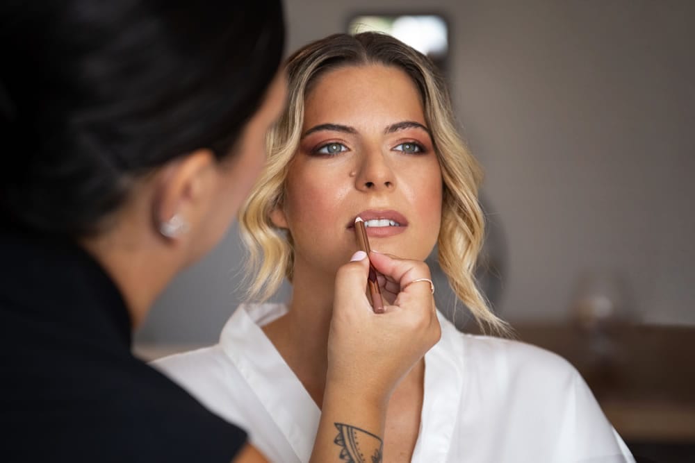 make básica para casamento de dia