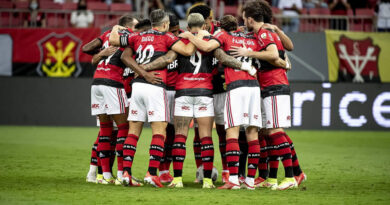 Classificações do Flamengo em comparação com o Palmeiras